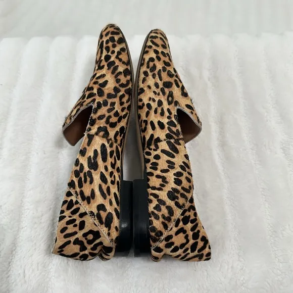 🌴 Halogen Real Leather Cow Hair Flats