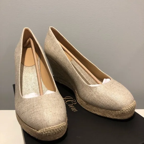 ⭐️ J. Crew Seville espadrille wedges