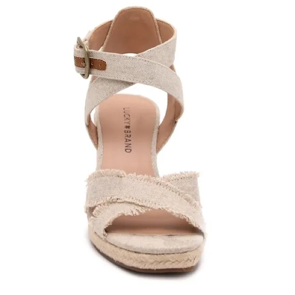 ⭐️ Lucky Brand Myghan Espadrille Wedge Sandal