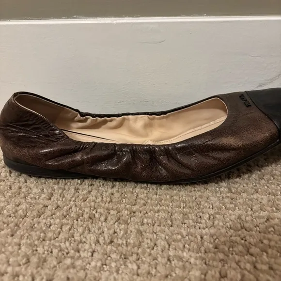 🐎 Prada Leather Ballet Flats - size 9.5 (40)​