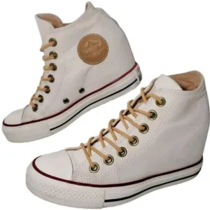 🌺 SALE Converse Y2K Wedges White High-Top Sneakers Hidden Wedge Heel  Lux CTAS