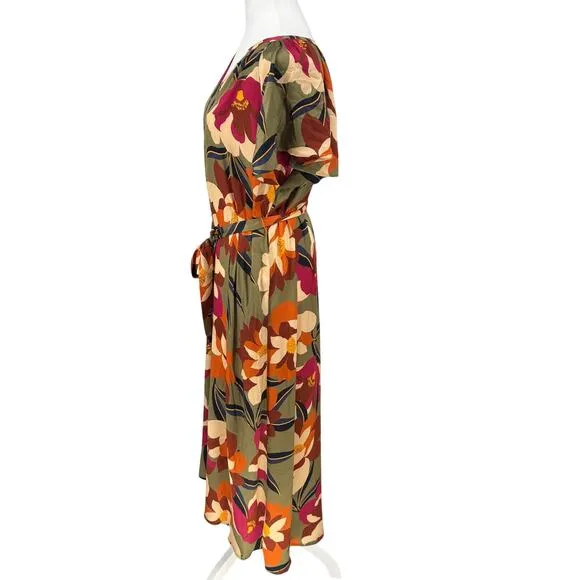 🌺 Velvet by Graham &amp; Spencer Floral Maxi Dress NWT, Size M Luxury Resort Style