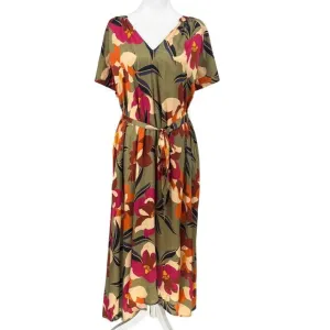 🌺 Velvet by Graham &amp; Spencer Floral Maxi Dress NWT, Size M Luxury Resort Style