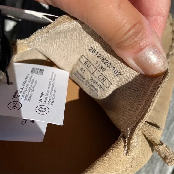 🍂 ZARA TAN SUEDE LEATHER STITCHED MOCCASINS!