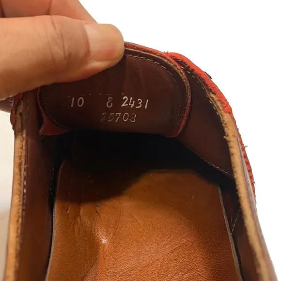 10 / Allen edmonds Brown Leather Oxford Shoes