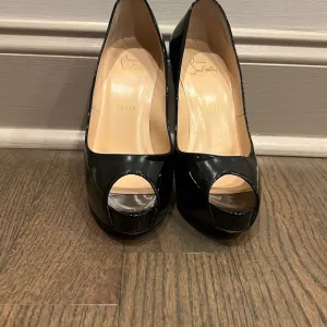 120 mm Platform pumps - Patent calf leather