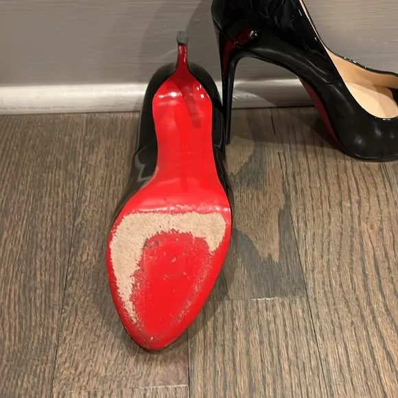 120 mm Platform pumps - Patent calf leather