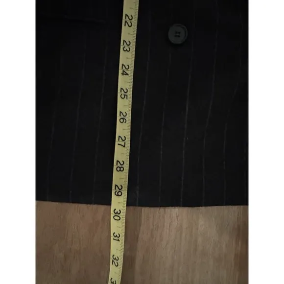 1881 Cerruti Lanifico Woven In Italy 100% New Wool 3 Button Pinstripe Blaze 44R‎
