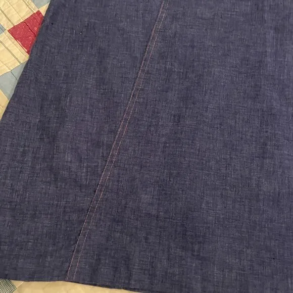 1970s Denim Skirt Patchwork Funky Bohemian Raggedy Ann Maxi Skirt Paintset Smock