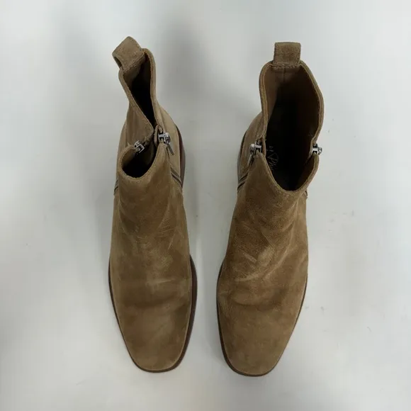 3.1 Phillip Lim Alexa Ankle Boots Flat Heel Tan Caramel Brown Suede EU 38 $525