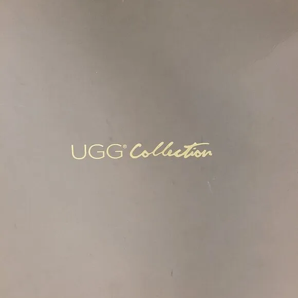 $375 UGG Australia Collection Conchetta Boots Plum Leather Heeled Boots 6.5