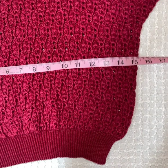 70’s Hand Crochet Sweater