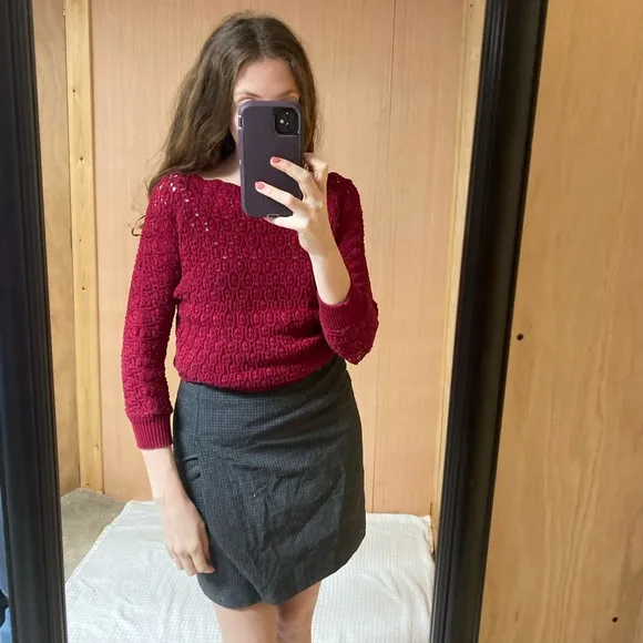 70’s Hand Crochet Sweater