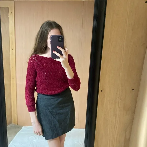 70’s Hand Crochet Sweater