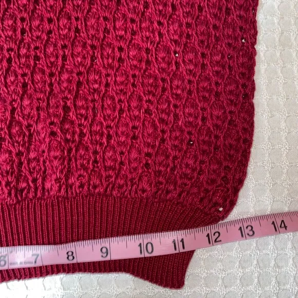 70’s Hand Crochet Sweater