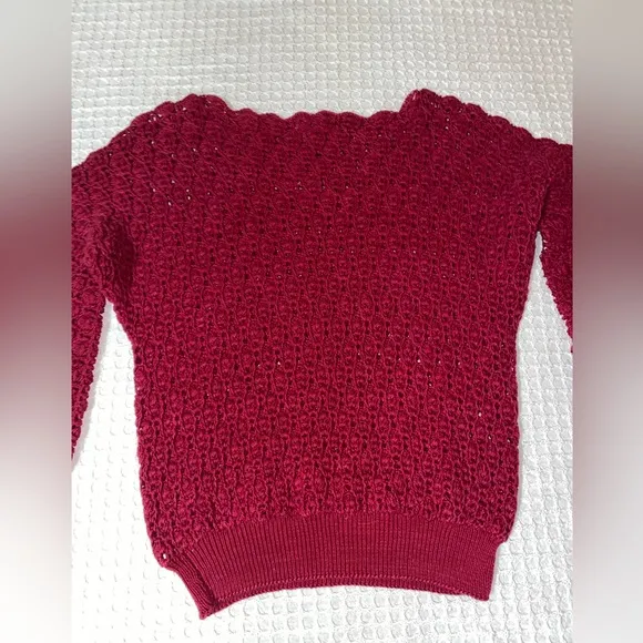 70’s Hand Crochet Sweater