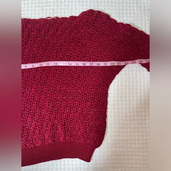 70’s Hand Crochet Sweater