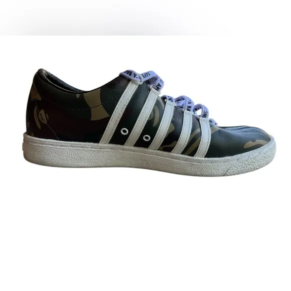 A BATHING APE x K-SWISS Classic 66 Aape All-Over BAPE Camo/ White Men’s Sz 8