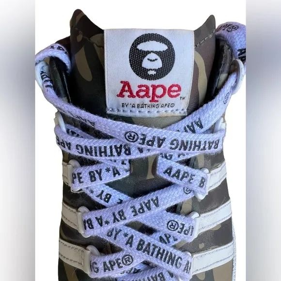 A BATHING APE x K-SWISS Classic 66 Aape All-Over BAPE Camo/ White Men’s Sz 8