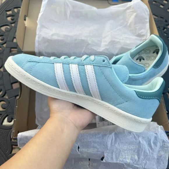 Adidas Campus 80s Light Aqua Men's Athletic Shoes IF5336