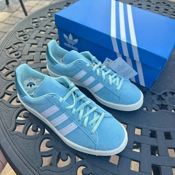 Adidas Campus 80s Light Aqua Men's Athletic Shoes IF5336