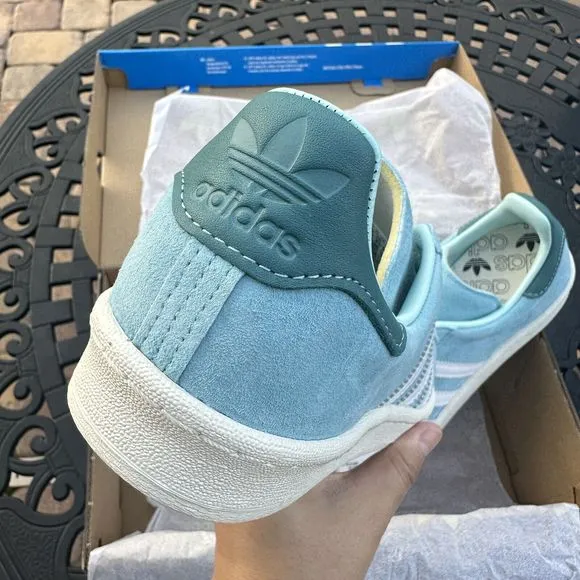 Adidas Campus 80s Light Aqua Men's Athletic Shoes IF5336