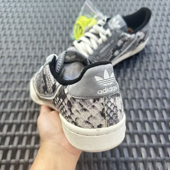 Adidas Continential 80 Grey Snakeskin Men's Athletic Shoes EH0169 Size 5.5