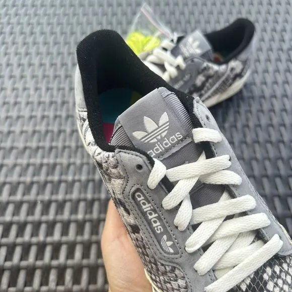 Adidas Continential 80 Grey Snakeskin Men's Athletic Shoes EH0169 Size 5.5