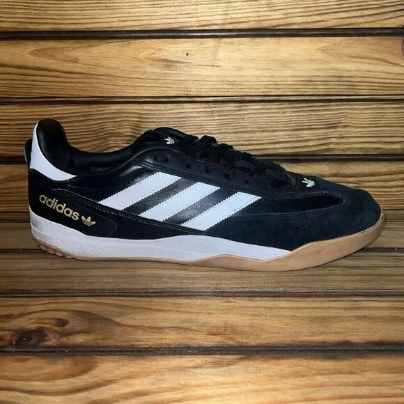Adidas Copa Nationale Shoes Mens Size 14 Black Gum Leather Athletic Sneakers‎