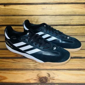 Adidas Copa Nationale Shoes Mens Size 14 Black Gum Leather Athletic Sneakers‎