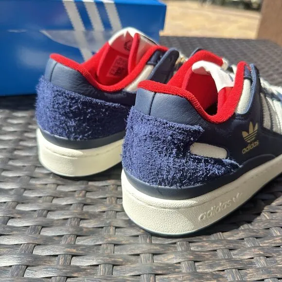 Adidas Forum Low CL Night Indigo Scarlet Men's Athletic Shoes IG8700