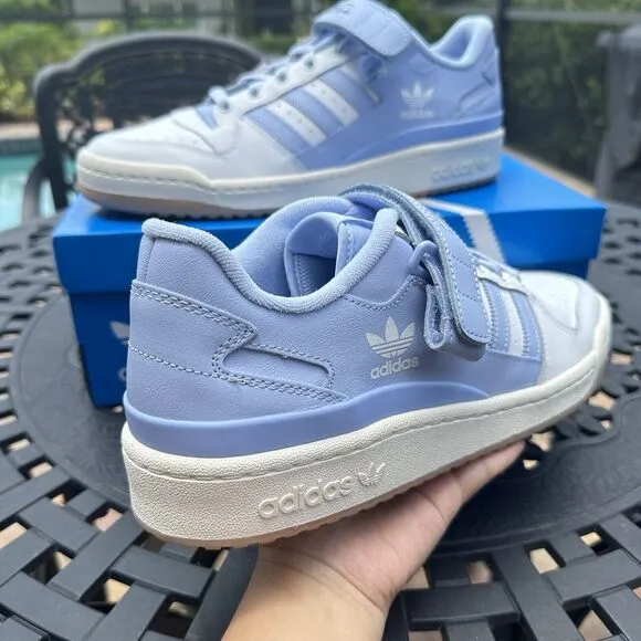 Adidas Forum Low White Blue Dawn Men's Athletic Shoes GY0003 Size 11