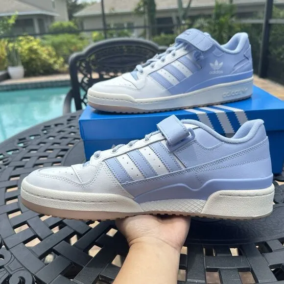 Adidas Forum Low White Blue Dawn Men's Athletic Shoes GY0003 Size 11