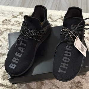 Adidas men’s HU NDM ‘triple black’ shoes