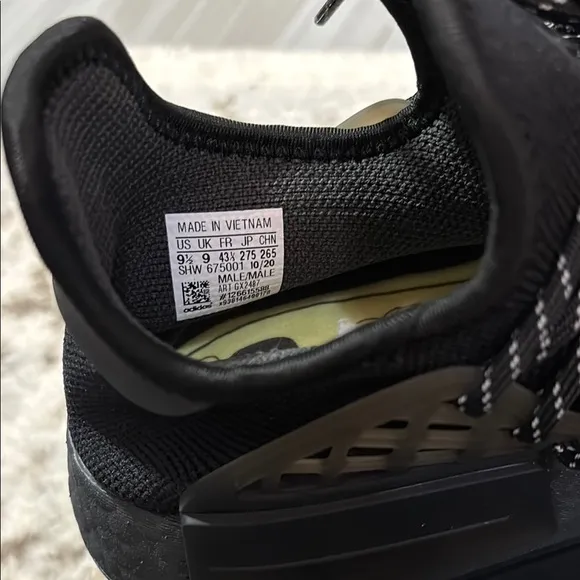 Adidas men’s HU NDM ‘triple black’ shoes