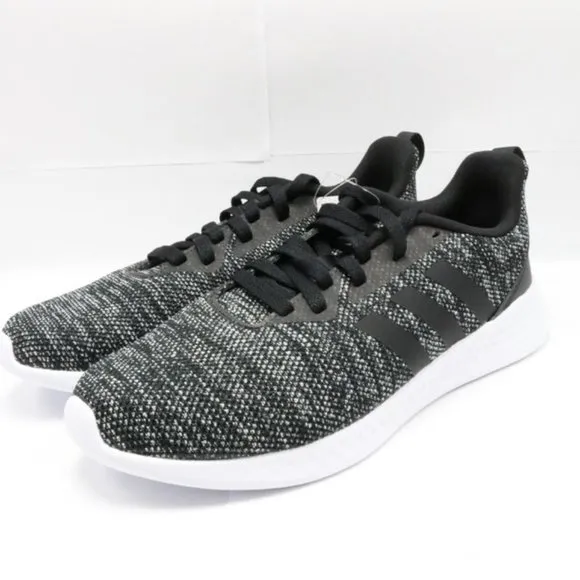 Adidas Men's Pure motion Runner Shoes -  9.5 Medium - Black &amp; White - NIB