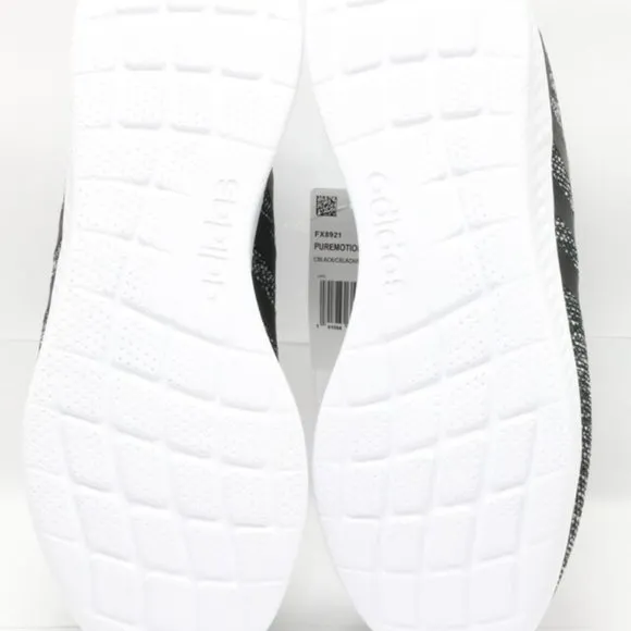 Adidas Men's Pure motion Runner Shoes -  9.5 Medium - Black &amp; White - NIB