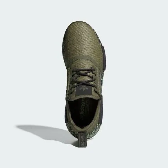 Adidas NMD_R1 Men's Athletic Shoes Focus Olive Black ID5756 Size 7
