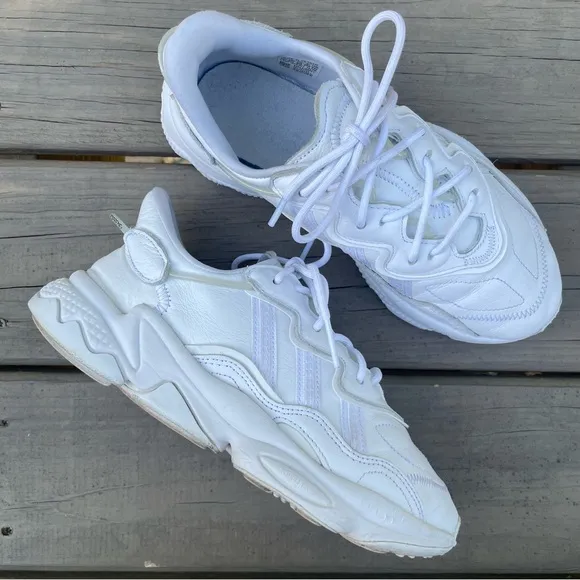 adidas Ozweego Triple White shoes size 7