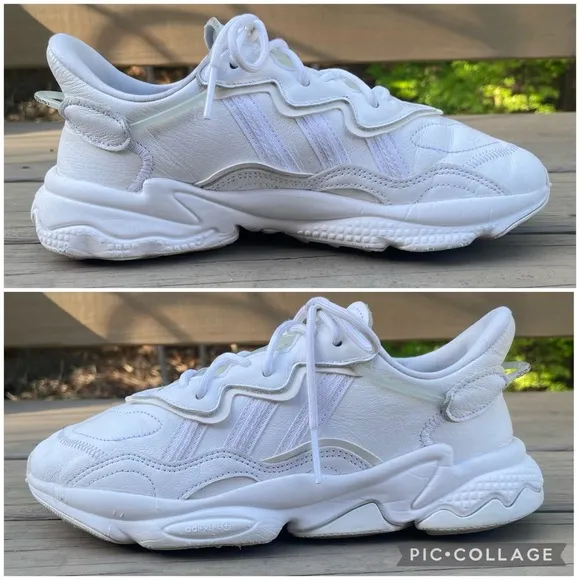 adidas Ozweego Triple White shoes size 7