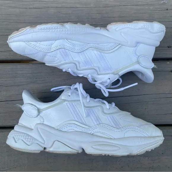 adidas Ozweego Triple White shoes size 7