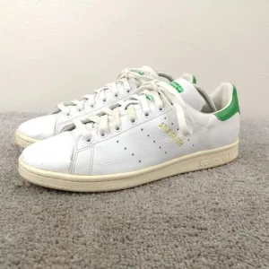 Adidas Stan Smith OG Tumbled Leather Mens Size 10 Shoes White Green S75074
