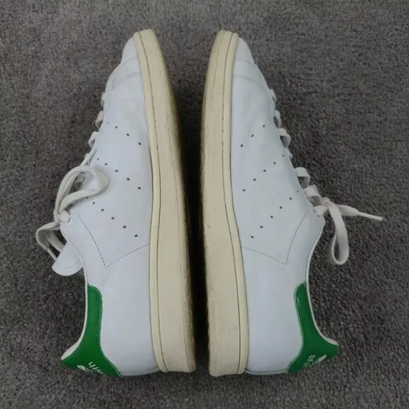 Adidas Stan Smith OG Tumbled Leather Mens Size 10 Shoes White Green S75074