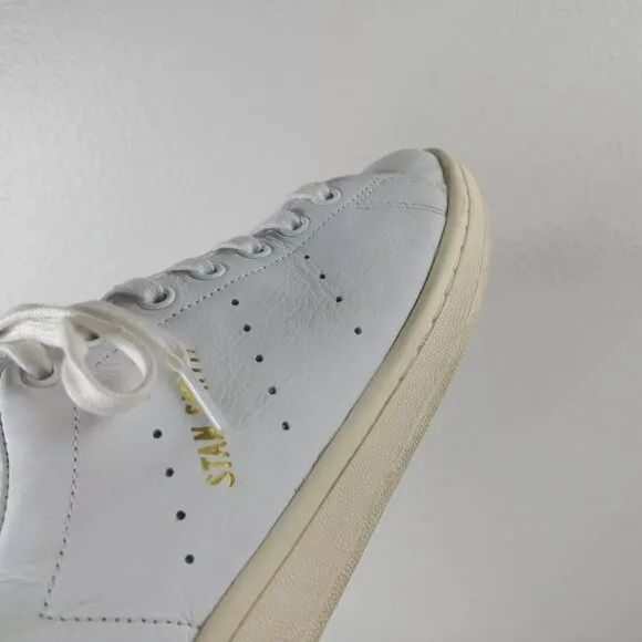 Adidas Stan Smith OG Tumbled Leather Mens Size 10 Shoes White Green S75074