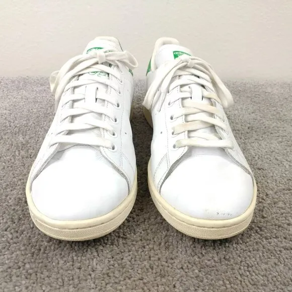 Adidas Stan Smith OG Tumbled Leather Mens Size 10 Shoes White Green S75074