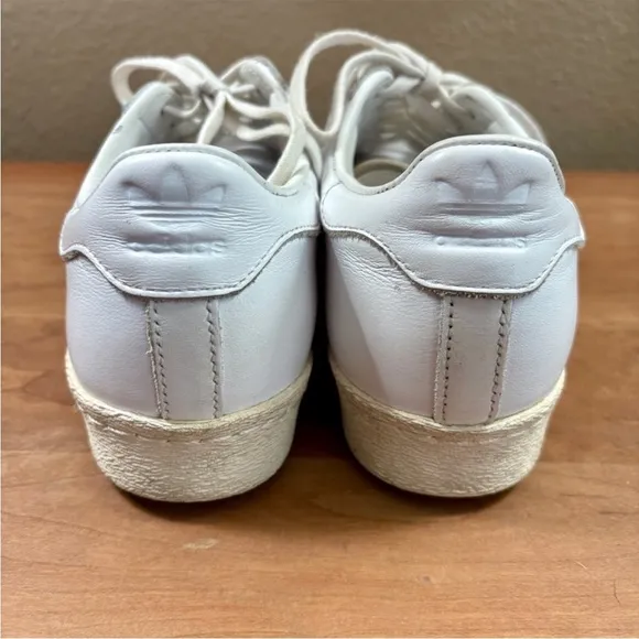 Adidas Superstar 80s 3D Metal Rose Gold Toe Trainer Sneakers, Womens size 7.5