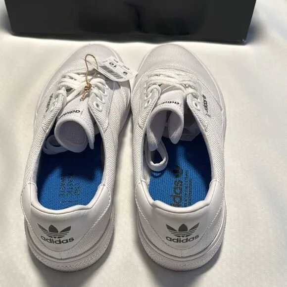 Adidas Canvas Shoes Mens 9 White 3MC
