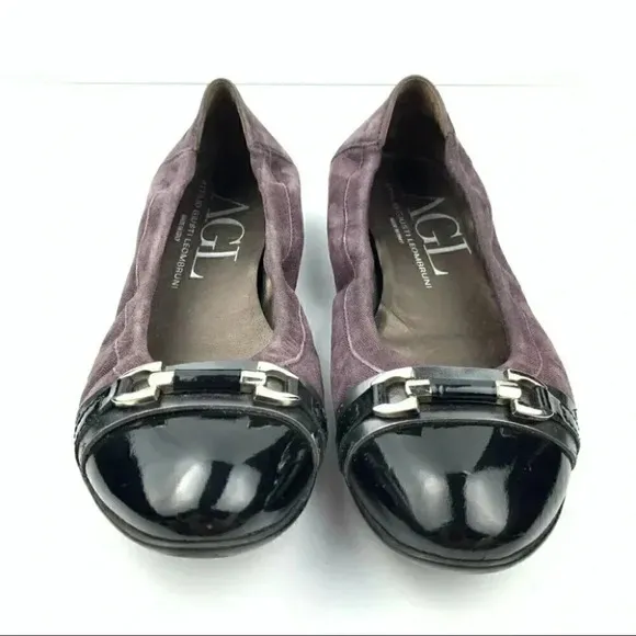 AGL Attilio Giusti Leombruni flats size 37.5 7.5