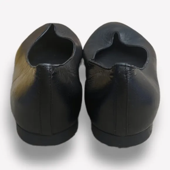 AGL Mimosa Black Ballet Flats, 41.5