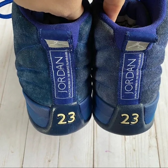 Air Jordan 12 Retro Deep Royal New Laces No Box Size 10